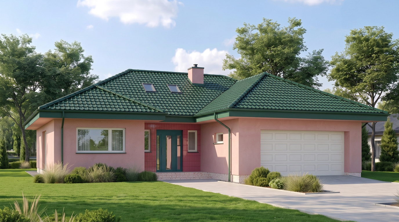 Styl elewacji: Willa Flamingo